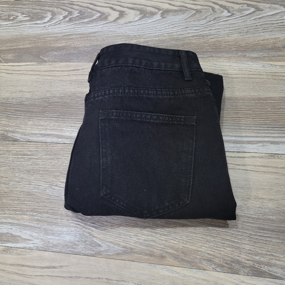 Saint Genies Jeans Destroyed Look  Size 8 black - Picture 8 of 8